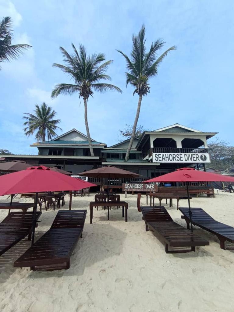 Seahorse Diver Guesthouse Kampong Pasir Panjang  Dış mekan fotoğraf